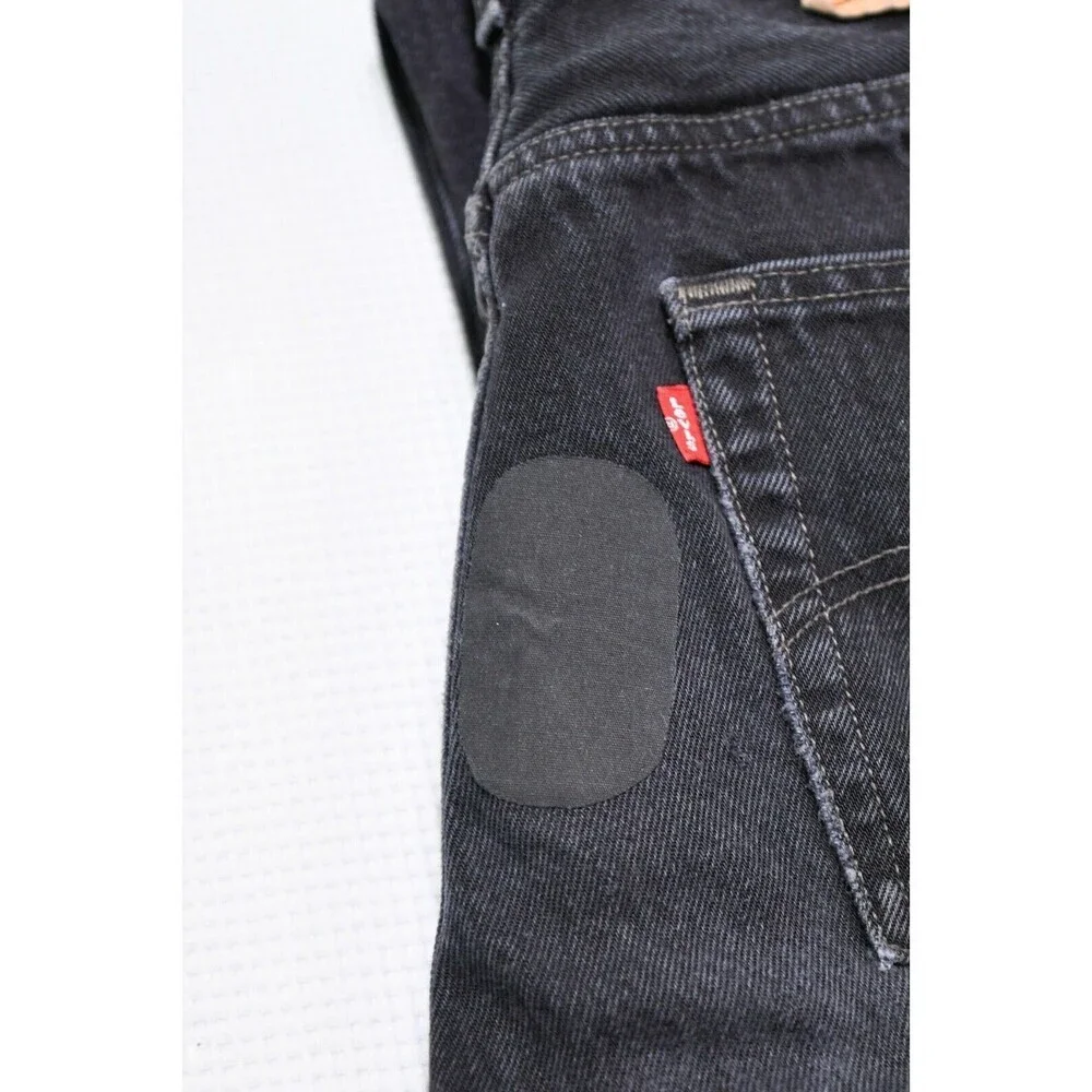 Levi’s 501 Black Vintage Jeans 31x34 Made in Mexico Distressed